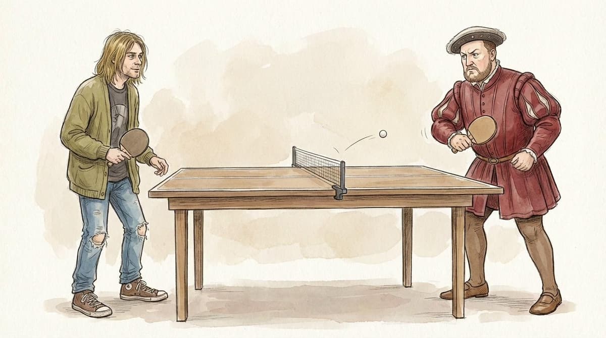 Kurt Cobain and Henry VIII